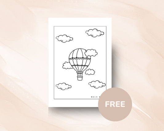 FREE Mala Baby Colouring Pages