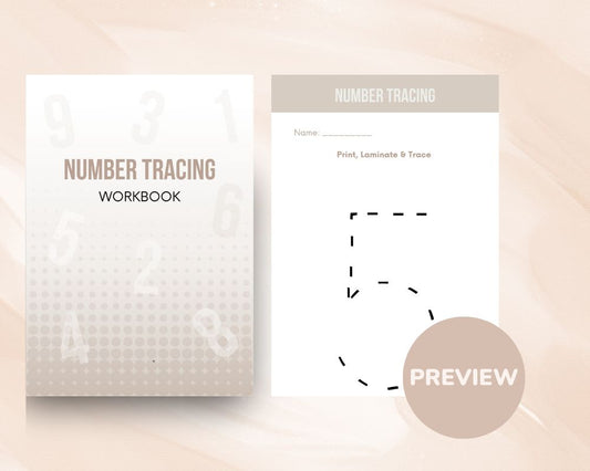 Number Tracing Workbook (1-20)